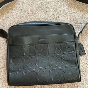 Coach charles flight crossbody